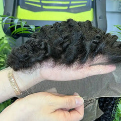 10A Custom HD/Transparent Closure Raw Hair Wig Curly