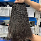 9A Raw Burmese Virgin Hair Weaving Kinky Straight