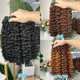 Vincular Cabelo Cacheado Boêmio 9A Cru Duplo Estirado