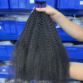 Kinky Straight Bulk Virgin Human Hair For Braiding