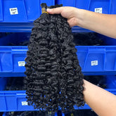 Bohemian Curl Bulk Virgin Human Hair For Braiding