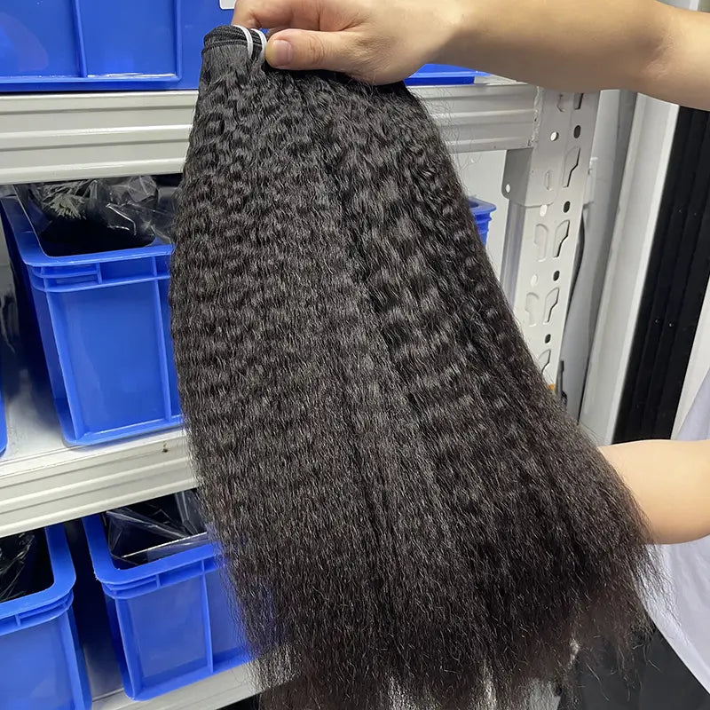 10A Cabelo Virgem Bruto Cambodjano Tecido de Cabelo Liso Afro