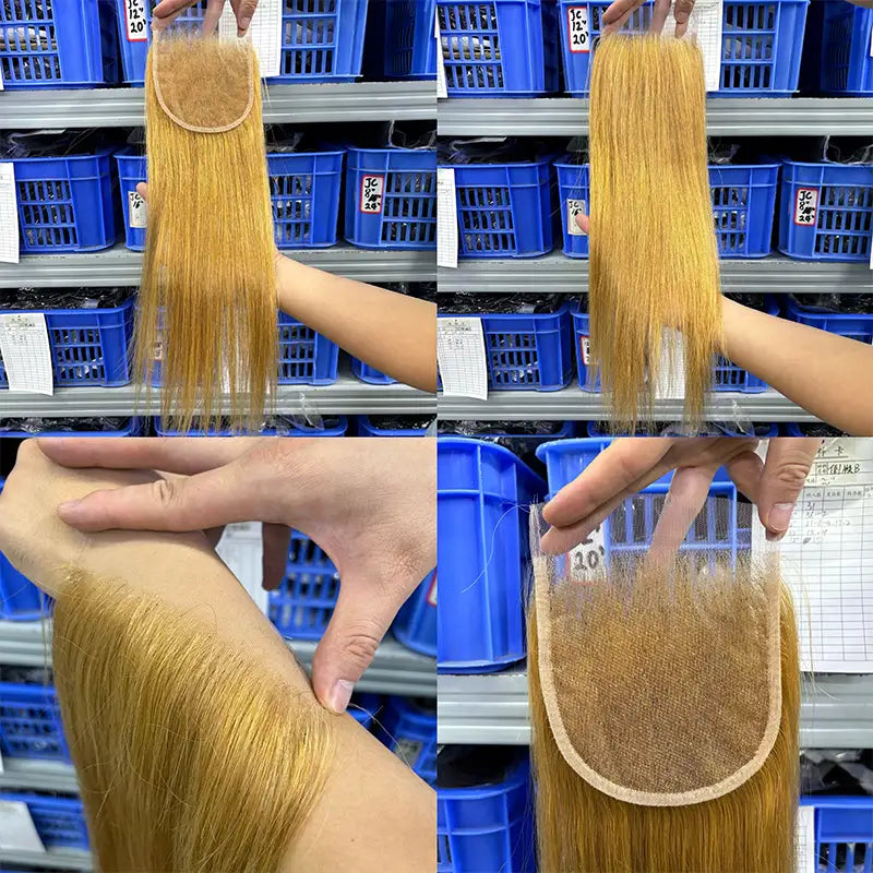 11A Double Drawn 5x5 Transparent Closure Straight