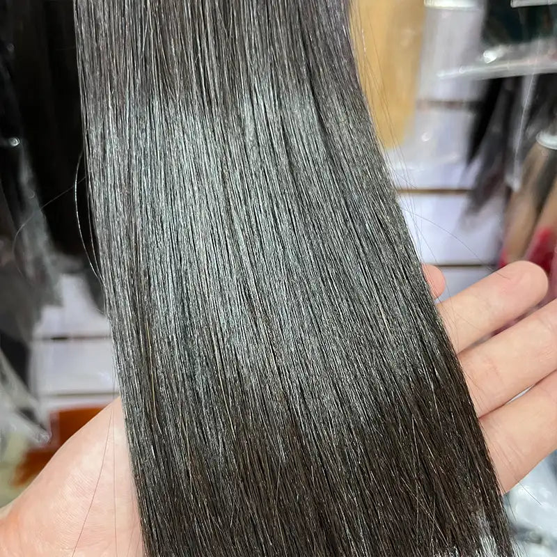 Cabelo Virgem Vietnamita 11A+ Bruto Duplo Desenho Liso Osso