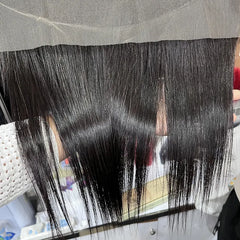 Cabelo Liso Vietnamita 11A+ Double Drawn Frontal 13x4