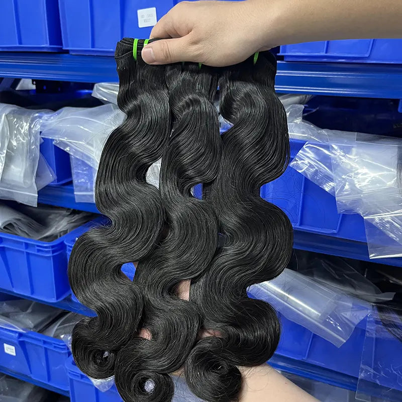 12A Cabelo Virgem Bruto Vietnamita Tecido de Cabelo Ondulado