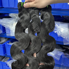 12A Cabelo Virgem Bruto Vietnamita Tecido de Cabelo Ondulado