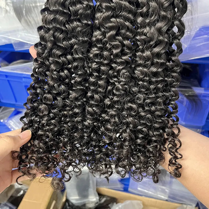 12A Cabelo Virgem Bruto Vietnamita Tecido de Cabelo Cacheado