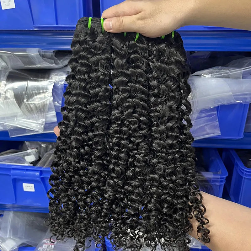 12A Cabelo Virgem Bruto Vietnamita Tecido de Cabelo Cacheado