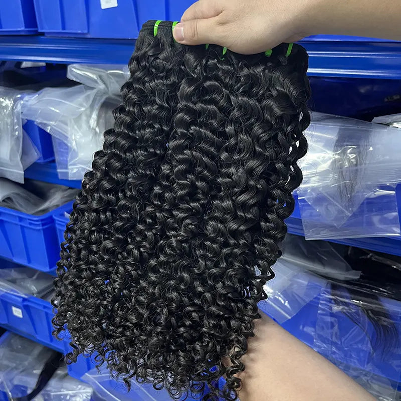 12A Cabelo Virgem Bruto Vietnamita Tecido de Cabelo Cacheado