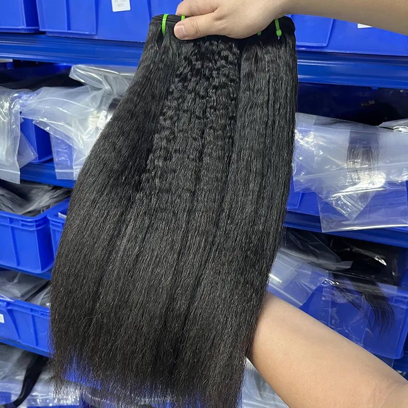 12A Cabelo Virgem Bruto Vietnamita Tecido de Cabelo Liso Afro