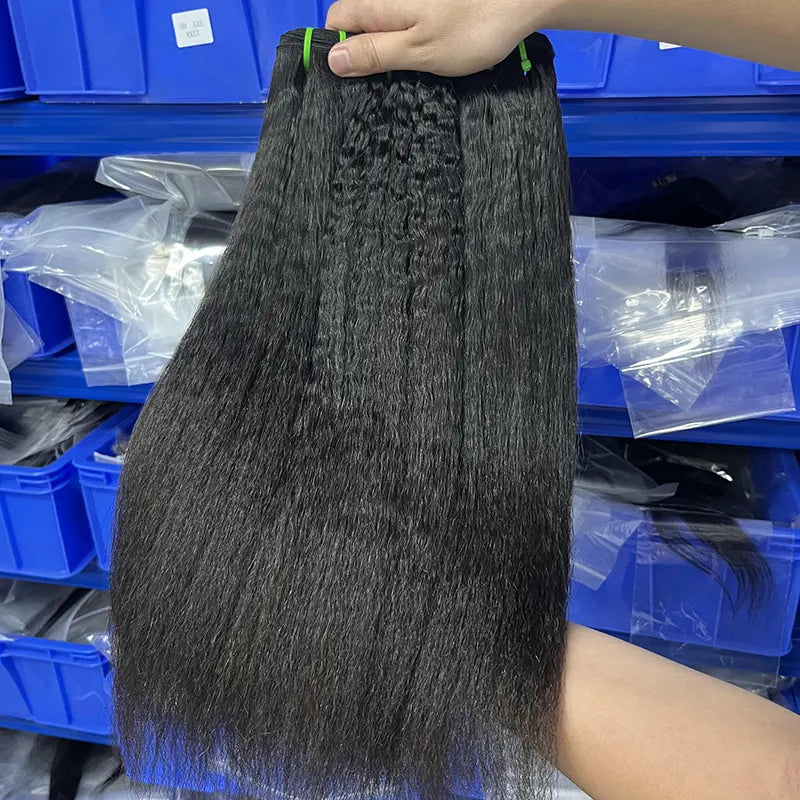 12A Cabelo Virgem Bruto Vietnamita Tecido de Cabelo Liso Afro