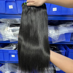 12A Cabelo Virgem Bruto Vietnamita Tecido de Cabelo Liso