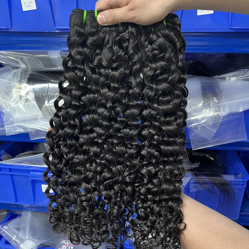 12A Cabelo Virgem Bruto Vietnamita Tecido de Cabelo Ondulado Água