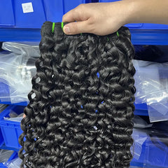 12A Cabelo Virgem Bruto Vietnamita Tecido de Cabelo Ondulado Água