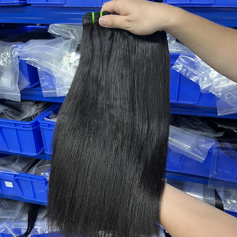 12A Cabelo Virgem Bruto Vietnamita Tecido de Cabelo Yaki