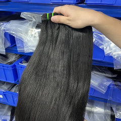 12A Cabelo Virgem Bruto Vietnamita Tecido de Cabelo Yaki