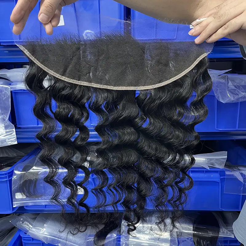 13x4 HD/ Transparent Frontal Loose Deep
