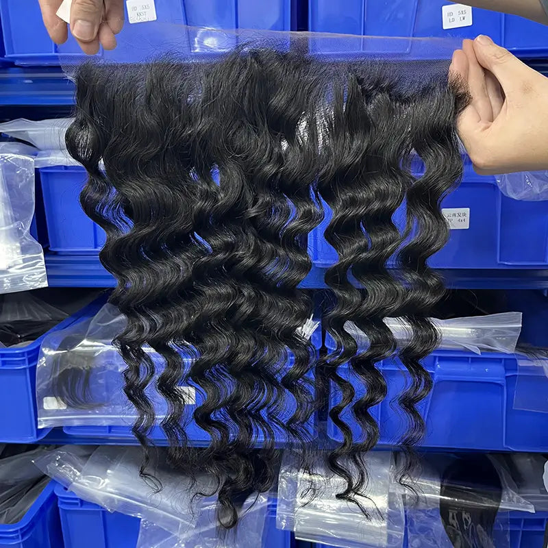 13x6 HD/ Transparent Frontal Loose Deep
