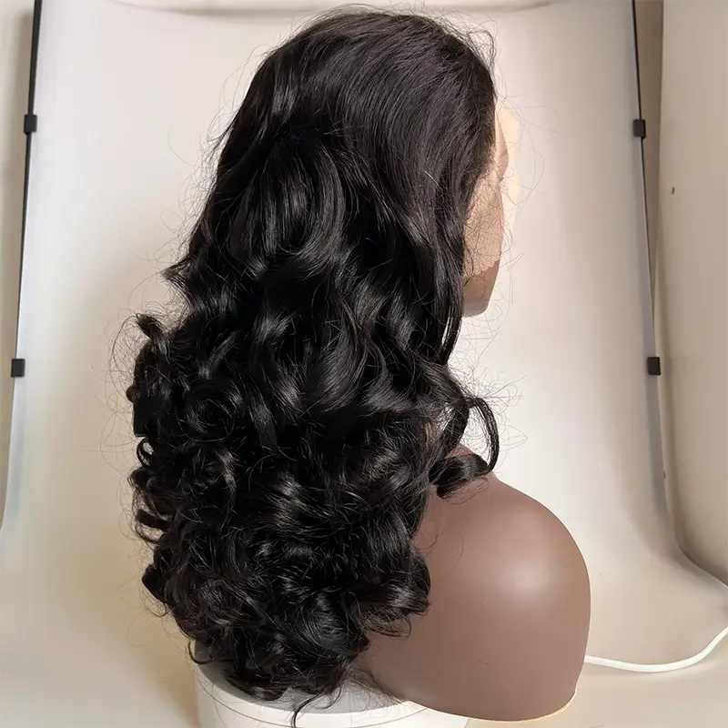 5x5/ 13x4 Double Drawn Raw Hair Wig Bouncy Curl