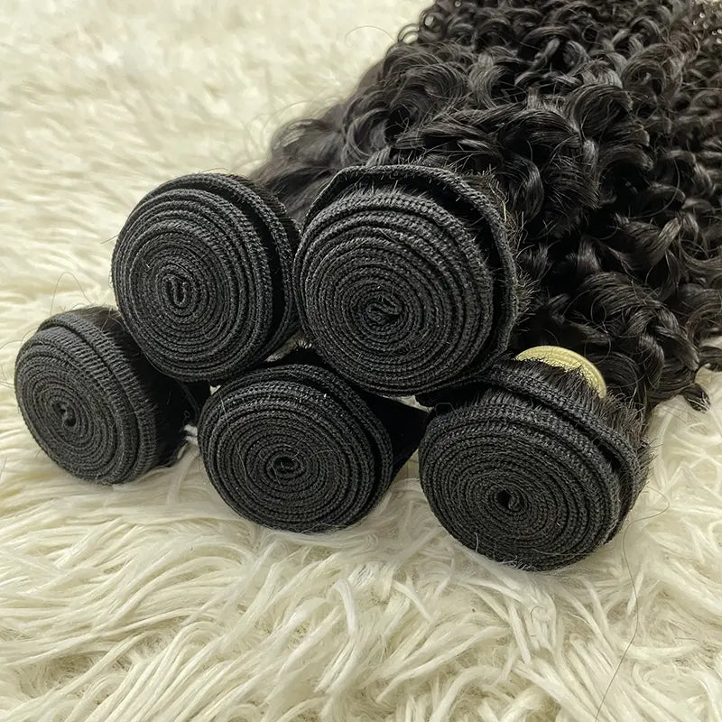 15A Cabelo Virgem Bruto de Único Doador Tecido de Cabelo Cacheado