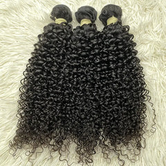 15A Cabelo Virgem Bruto de Único Doador Tecido de Cabelo Cacheado