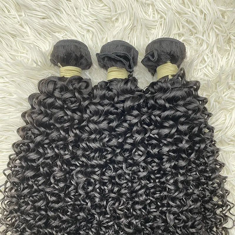 15A Cabelo Virgem Bruto de Único Doador Tecido de Cabelo Cacheado