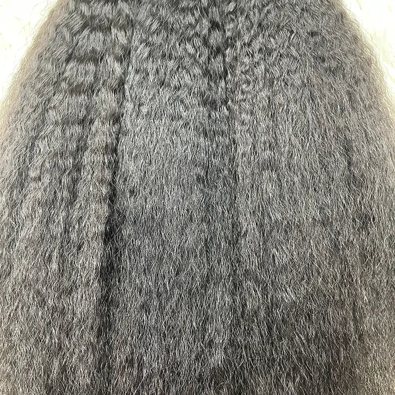 15A Cabelo Virgem Bruto de Único Doador Tecido de Cabelo Liso Afro