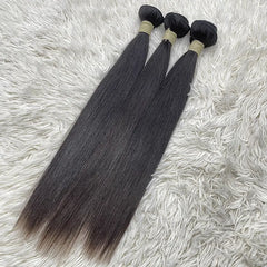 15A Cabelo Virgem Bruto de Único Doador Tecido de Cabelo Liso