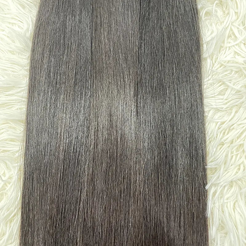 15A Cabelo Virgem Bruto de Único Doador Tecido de Cabelo Liso