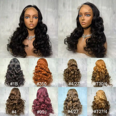 Peruca de Cabelo Cru com 5x5/ 13x4 Dupla Densidade Cachos Volumosos