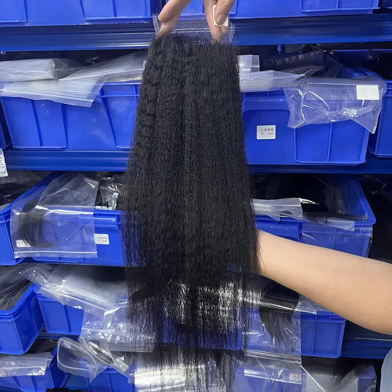 5x5 HD/ Transparent Closure Kinky Straight