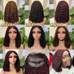 Peruca de Cabelo Cacheado Boêmio Cru 5x5 Duplo Estirado