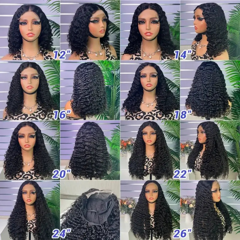 Peruca de Cabelo Cacheado Boêmio Cru 5x5 Duplo Estirado