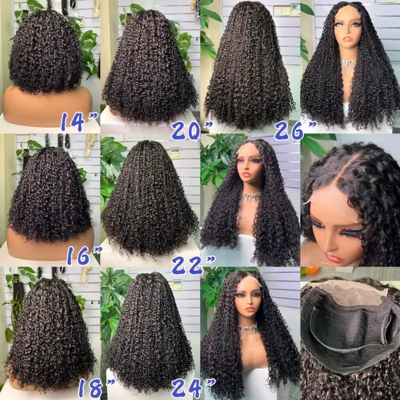 Peruca de Cabelo Cacheado Pixel Cru 5x5 Duplo Estirado