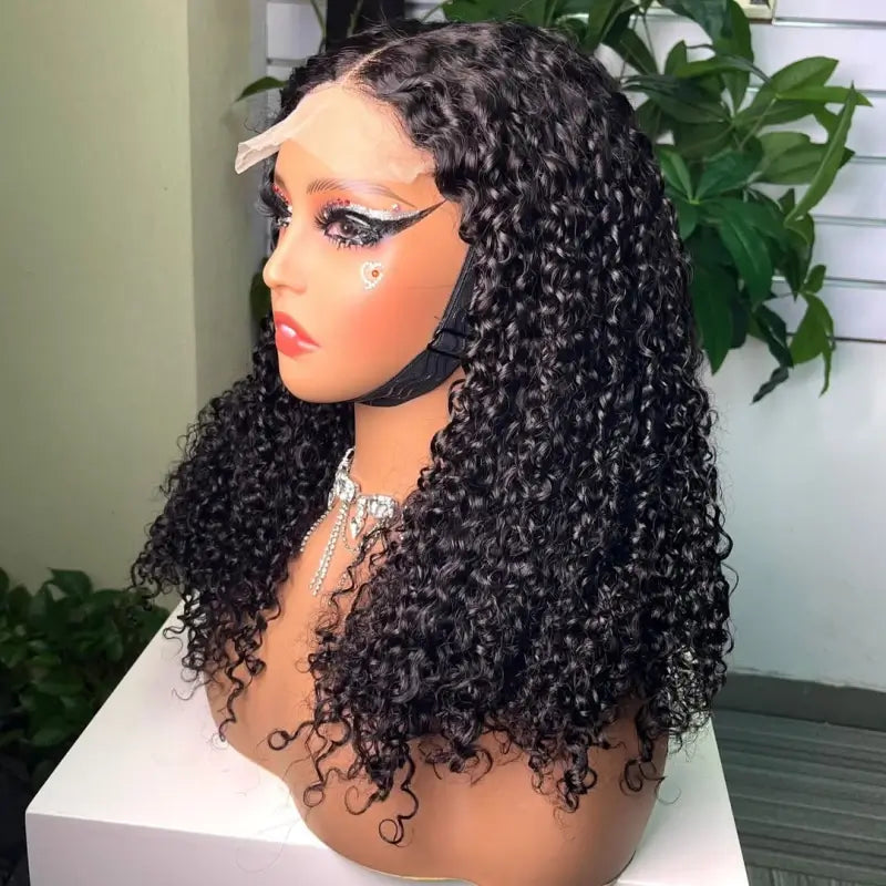 Peruca de Cabelo Cacheado Pixel Cru 5x5 Duplo Estirado