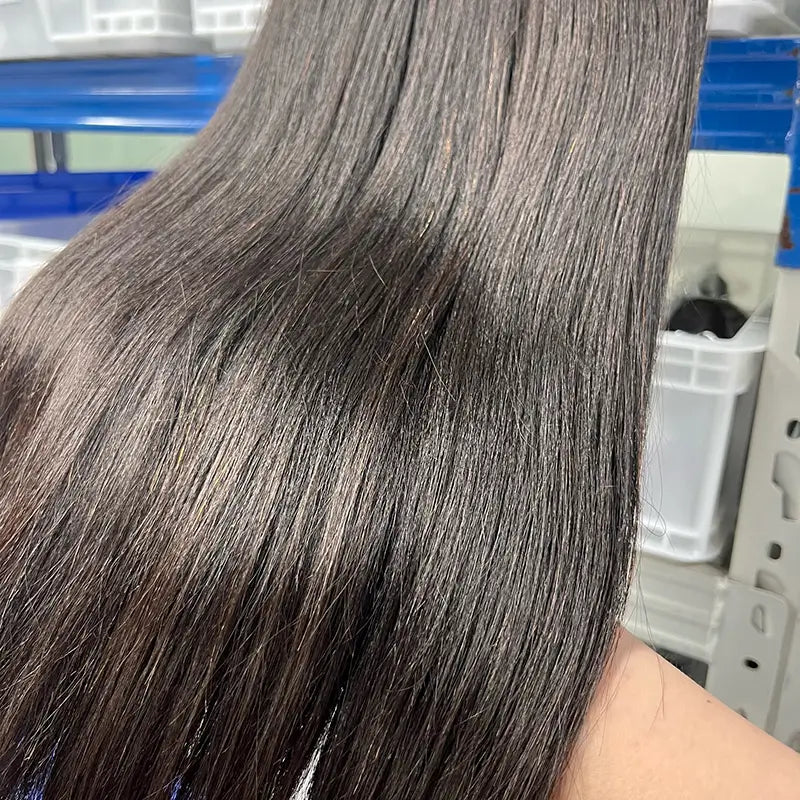 9A Cabelo Virgem Bruto Birmanês Tecido Yaki