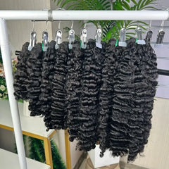 Vincular Cabelo Cacheado Boêmio 9A Cru Duplo Estirado
