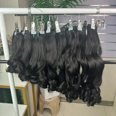 Vincular Cabelo Cacheado Vibrante 9A Cru Duplo Estirado