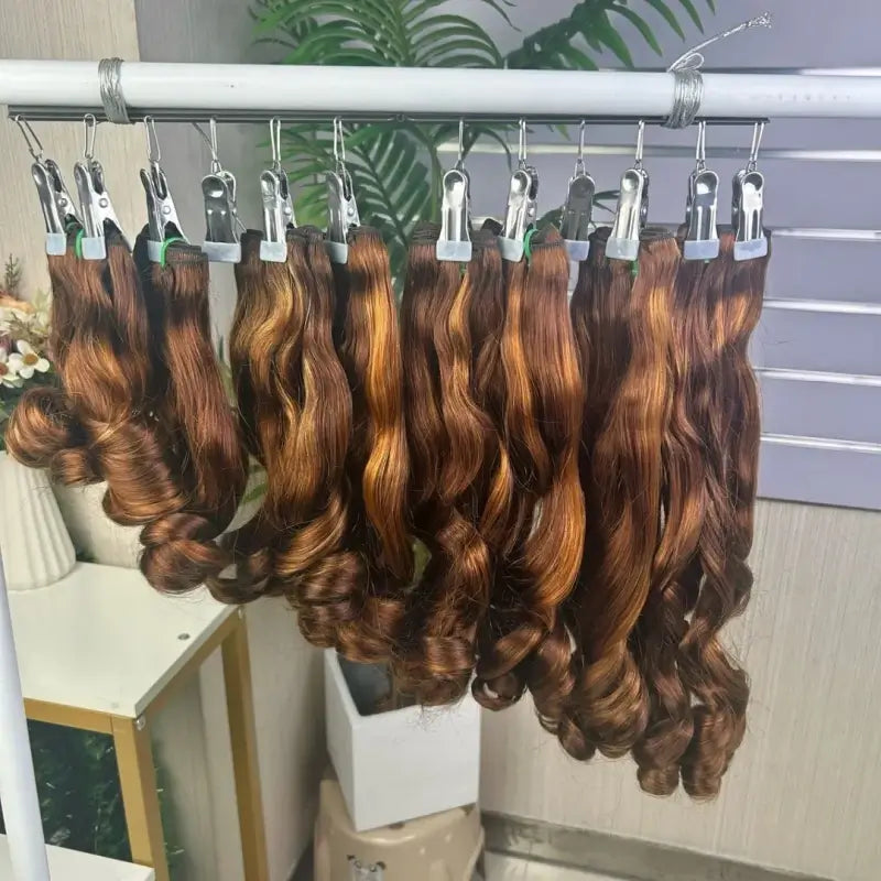 Vincular Cabelo Cacheado Vibrante 9A Cru Duplo Estirado