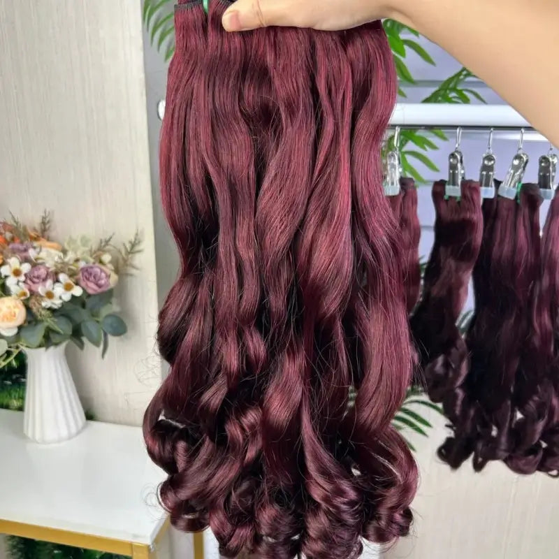 Vincular Cabelo Cacheado Vibrante 9A Cru Duplo Estirado