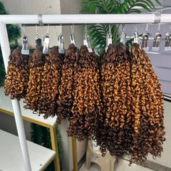 Vincular Cabelo Cacheado Pixel 9A Cru Duplo Estirado