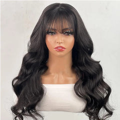 Peruca de cabelo cru Body Wave Bang