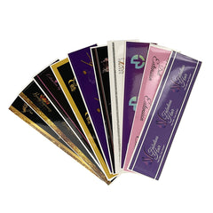 Etiquetas adesivas com logotipo personalizado que embrulham etiquetas para feixes de cabelo
