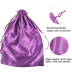 Acessórios para o cabelo e perucas Bolsas de cetim