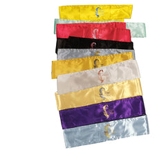 Faixas personalizadas do lenço do envoltório da borda do cetim do logotipo para dormir