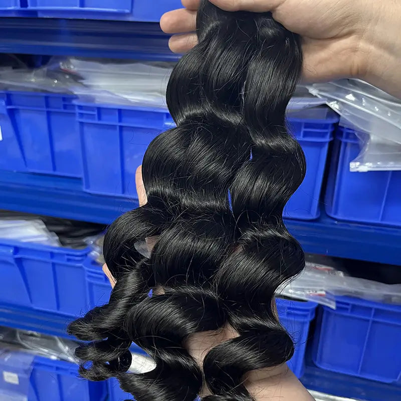 Cabelo humano maioria do Virgin da onda fraca para trançar