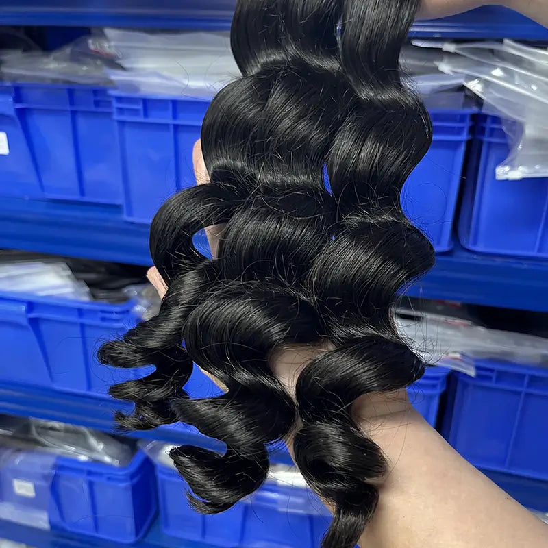 Cabelo humano maioria do Virgin da onda fraca para trançar