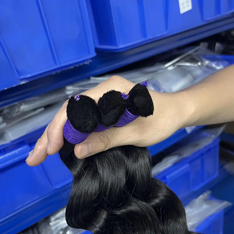 Cabelo humano maioria do Virgin da onda fraca para trançar