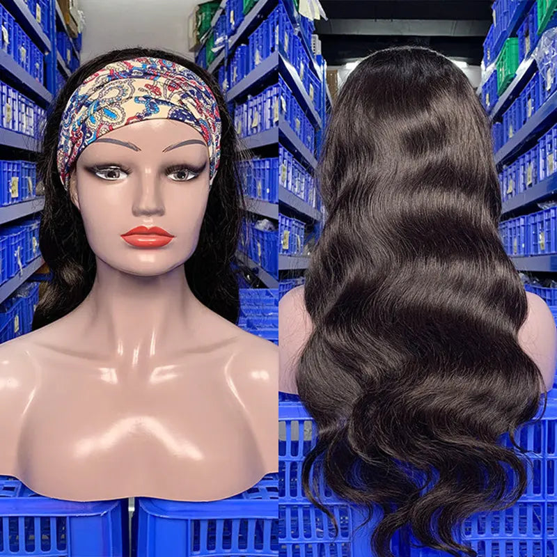 Straight Wavy Kinky & Curly Headband Raw Hair Wig